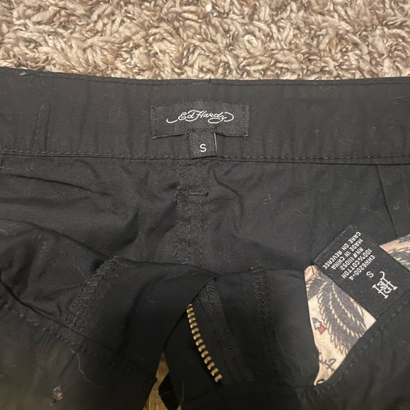 Ed Hardy Black and Gold Women's mini skirt - Picture 3 of 3